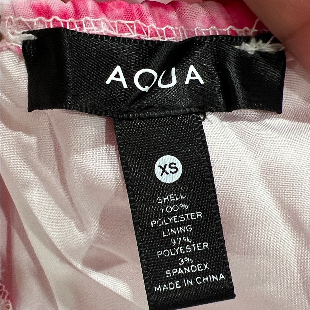 AQUA FLORAL RUFFLE TRIM MINI DRESS
Size XSmall - Picture 11 of 13